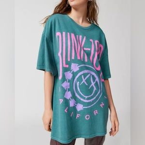 Blink 182 Green California T-Shirt Dress